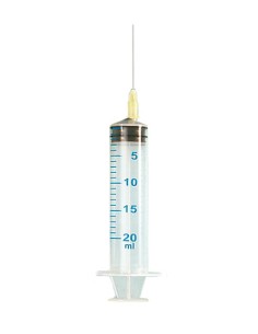 SIRINGA PLASTICA AGO ECCENTRICO GAUGE1 20ML