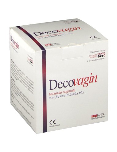 DECOVAGIN 5 FLACONI DA 100 ML + 5 CANNULE MONOUSO