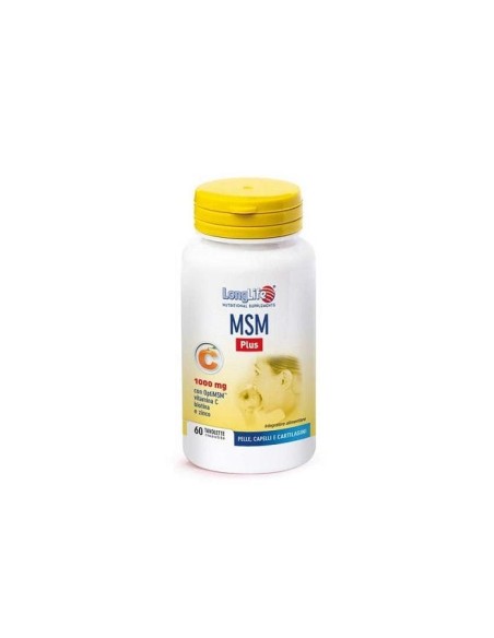 LONGLIFE MSM PLUS 60 TAVOLETTE RIVESTITE DA 1,85 G