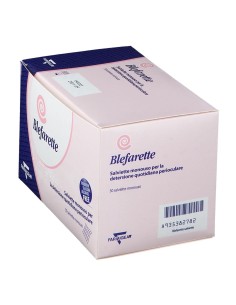 SALVIETTINE OCULARI MEDICATE BLEFARETTE SENZA PARABENI SENZA SILICONE SENZA ALCOOL 30 PEZZI 2