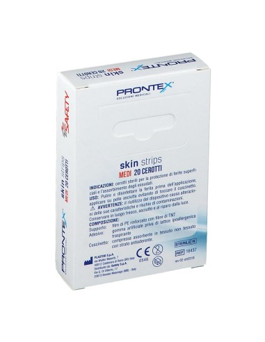 CEROTTO PRONTEX SKIN STRIPS FORMATO MEDIO ASTUCCIO 20 PEZZI