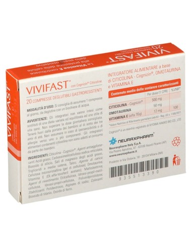 VIVIFAST 20 COMPRESSE