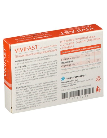 VIVIFAST 20 COMPRESSE
