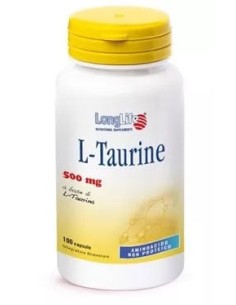 LONGLIFE L-TAURINE 500 MG 100 CAPSULE DI GELATINA DA 6,2 G