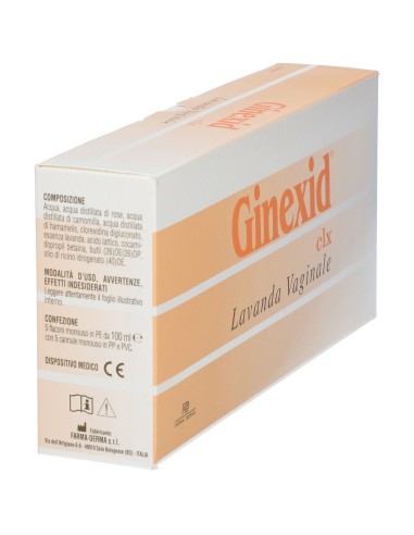GINEXID LAVANDA VAGINALE 5 FLACONI MONOUSO DA 100 ML