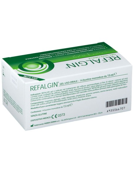 REFALGIN GEL OROSOLUBILE ANTIREFLUSSO 14 BUSTINE 15 ML