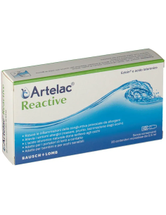 ARTELAC REACTIVE SOLUZIONE OFTALMICA MONODOSE 20 UNITA' DA 0,5 ML