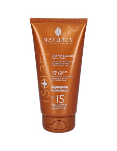 NATURE'S I SOLARI CREMA SOLARE VISO E CORPO SPF 15 IR SUN 150 ML