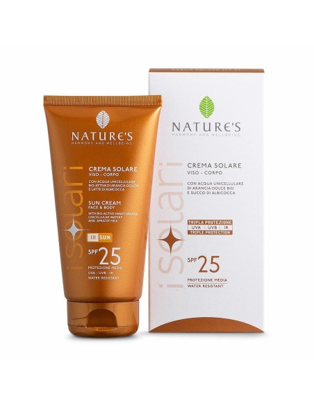 NATURE'S I SOLARI CREMA SOLARE VISO E CORPO SPF 25 IR SUN 150 ML