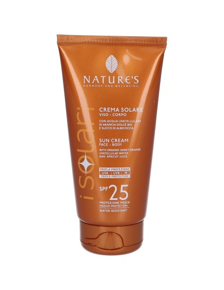 NATURE'S I SOLARI CREMA SOLARE VISO E CORPO SPF 25 IR SUN 150 ML
