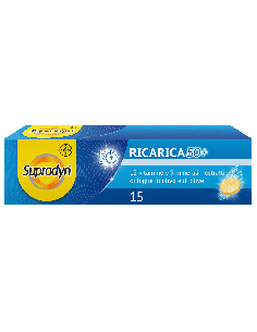 SUPRADYN RICARICA 50+ 15 COMPRESSE EFFERVESCENTI