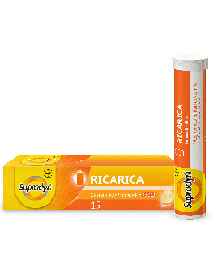 Supradyn Ricarica Integratore Multivitaminico Completo Vitamine e Minerali, 15 Compresse Effervescenti 2
