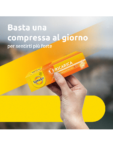 Supradyn Ricarica Integratore Multivitaminico Completo Vitamine e Minerali, 15 Compresse Effervescenti