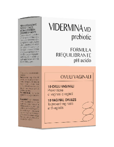 VIDERMINA PREBIOTIC OVULI VAGINALI 10 PEZZI
