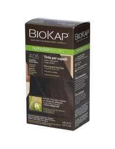 BIOKAP NUTRICOLOR DELICATO 4,05 NEW CASTANO CIOCCOLATO TINTA 140 ML