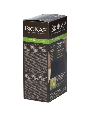 BIOKAP NUTRICOLOR DELICATO 4,05 NEW CASTANO CIOCCOLATO TINTA 140 ML