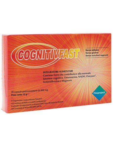 COGNITIVFAST 20 CAPSULE GASTRORESISTENTI DA 600 MG