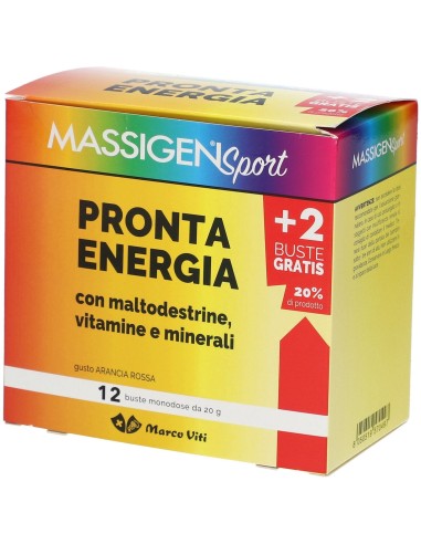 MASSIGEN SPORT PRONTA ENERGIA 12 BUSTINE