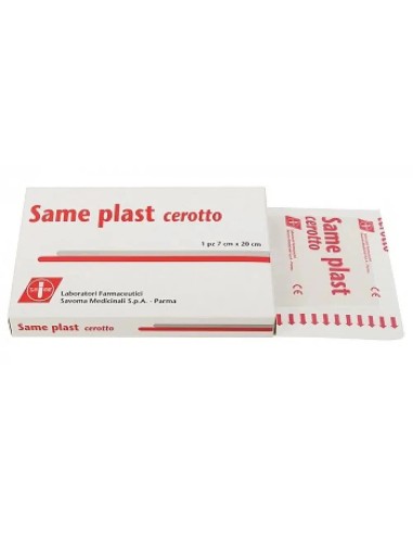 SAME PLAST CEROTTO IN SILICONE MEDICALE PER CICATRICI 7X20 CM