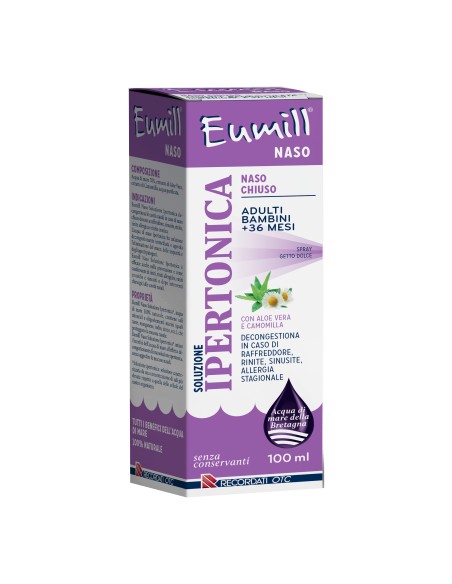 EUMILL NASO SPRAY SOLUZIONE IPERTONICA 100 ML