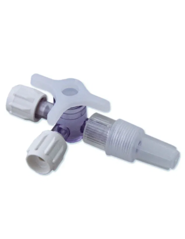 RUBINETTO A 3VIE STERILE IN POLIPROPILENE