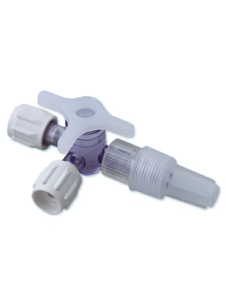 RUBINETTO A 3VIE STERILE IN POLIPROPILENE