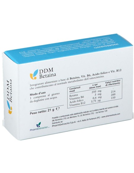 DDM BETAINA 30 COMPRESSE