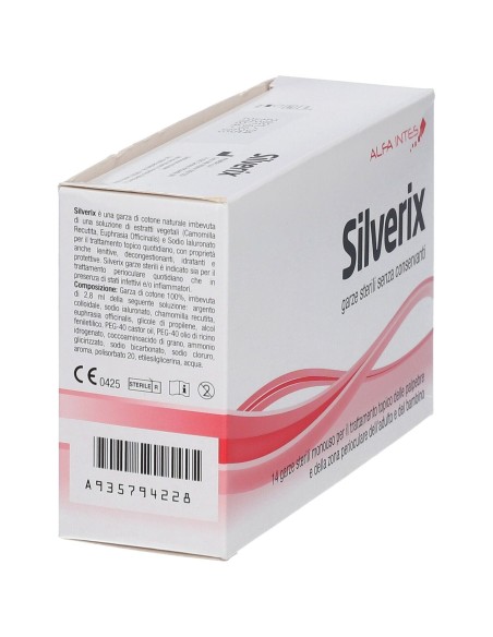 GARZA PERIOCULARE SILVERIX 14 PEZZI