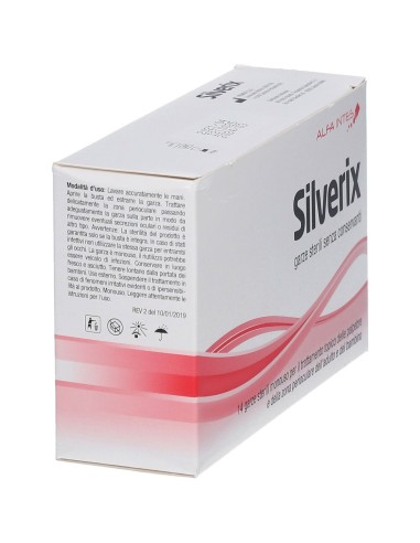 GARZA PERIOCULARE SILVERIX 14 PEZZI