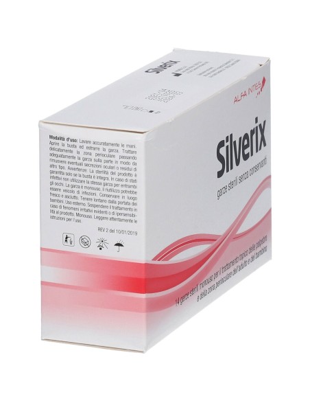 GARZA PERIOCULARE SILVERIX 14 PEZZI