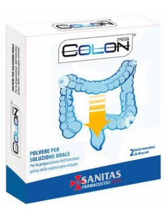 Colonpeg Polvere per la preparazione dell'intestino alla colonscopia 2 Bustine da 60 g