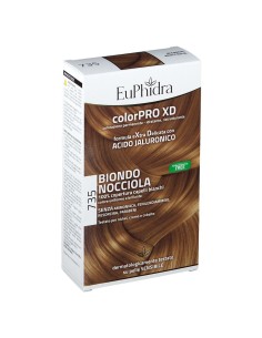 EUPHIDRA COLORPRO XD 735 BIONDO NOCCIOLA GEL COLORANTE CAPELLI IN FLACONE + ATTIVANTE + BALSAMO + GUANTI