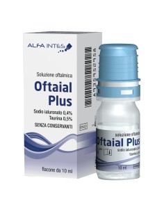 SOLUZIONE OFTALMICA OFTAIAL PLUS ACIDO IALURONICO 0,4% E TAURINA 10ML