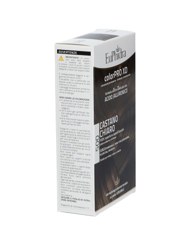 EUPHIDRA COLORPRO XD 500 CAST CHIARO GEL COLORANTE CAPELLI IN FLACONE + ATTIVANTE + BALSAMO + GUANTI