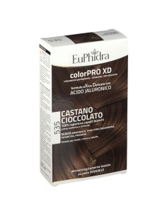 EUPHIDRA COLORPRO XD 535 CASTANO CIOCCOLATO GEL COLORANTE CAPELLI IN FLACONE + ATTIVANTE + BALSAMO + GUANTI