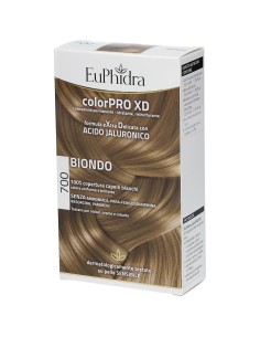 EUPHIDRA COLORPRO XD 700 BIONDO GEL COLORANTE CAPELLI IN FLACONE + ATTIVANTE + BALSAMO + GUANTI
