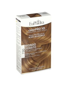 EUPHIDRA COLORPRO XD 730 BIONDO DORATO GEL COLORANTE CAPELLI IN FLACONE + ATTIVANTE + BALSAMO + GUANTI