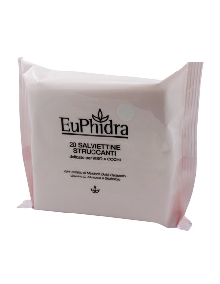 EUPHIDRA SALVIETTINE STRUCCANTI 20 PEZZI