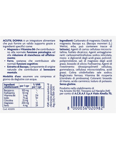 ACUTIL DONNA 20 COMPRESSE