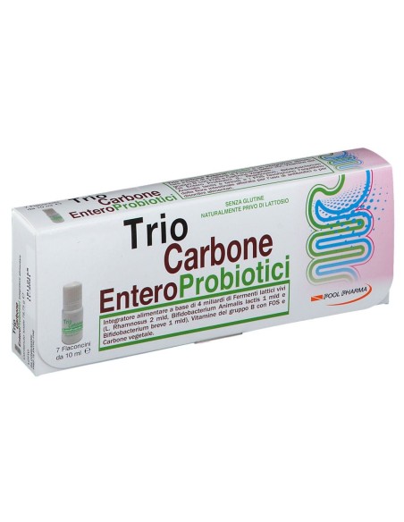 TRIOCARBONE ENTEROPROBIOTICI 7 FLACONCINI X 10 ML