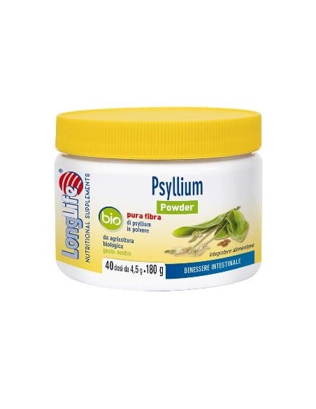 LONGLIFE PSYLLIUM POWDER BIO 180 G