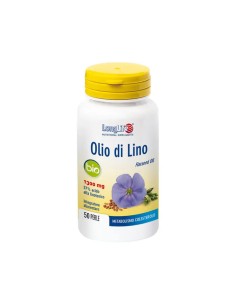 LONGLIFE OLIO DI LINO BIO 50 PERLE DI GELATINA