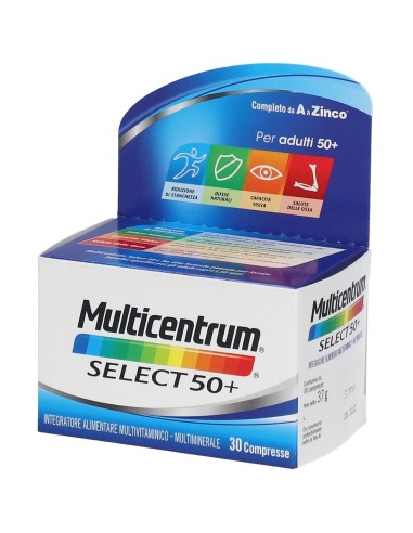 MULTICENTRUM SELECT 50+ 30 COMPRESSE