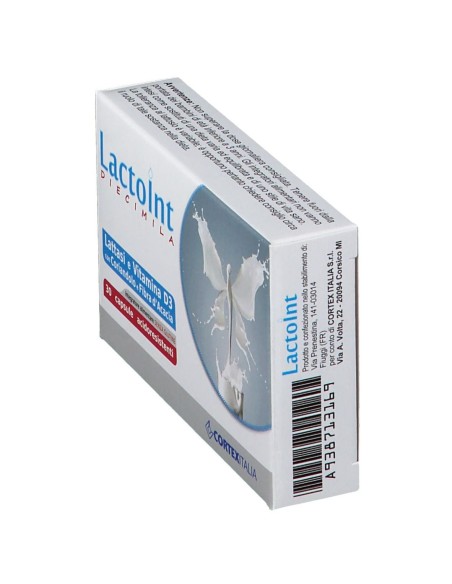 LACTOINT DIECIMILA 30 CAPSULE ACIDORESISTENTI SENZA GLUTINE