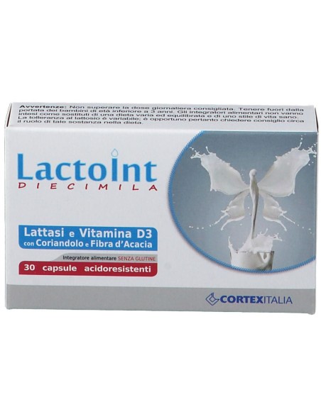 LACTOINT DIECIMILA 30 CAPSULE ACIDORESISTENTI SENZA GLUTINE