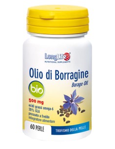 LONGLIFE OLIO BORRAGINE BIO 60 PERLE IN GELATINA