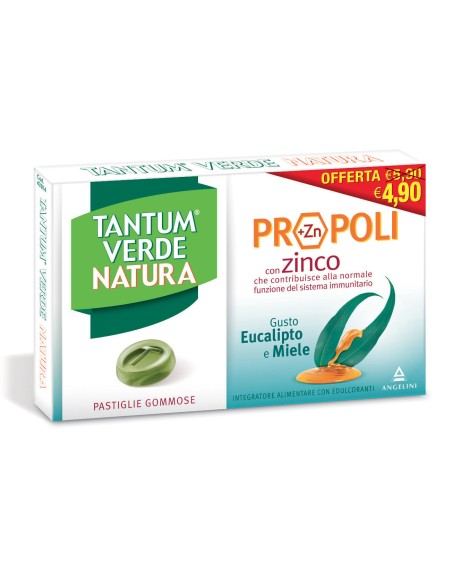 TANTUM VERDE NATURA PASTIGLIE GOMMOSE EUCALIPTO & MIELE 30 G