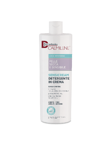 DERMOVITAMINA CALMILENE SENSICREAM DETERGENTE IN CREMA SENZA SAPONE PER PELLE SECCA E SENSIBILE 500 ML