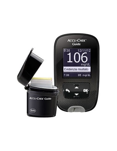 KIT GLUCOMETRO ACCU-CHEK GUIDE MG/DL + PUNGIDITO FASTCLIX