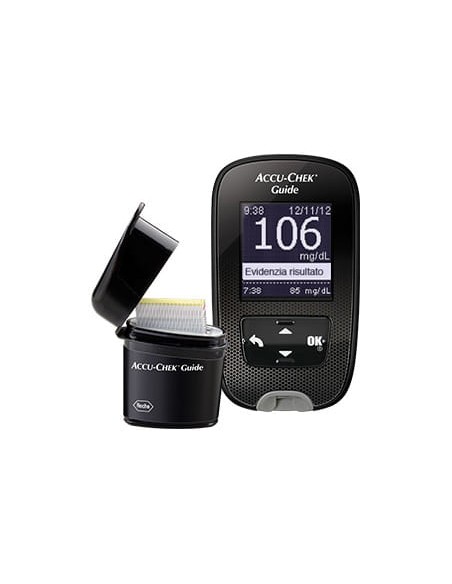KIT GLUCOMETRO ACCU-CHEK GUIDE MG/DL + PUNGIDITO FASTCLIX